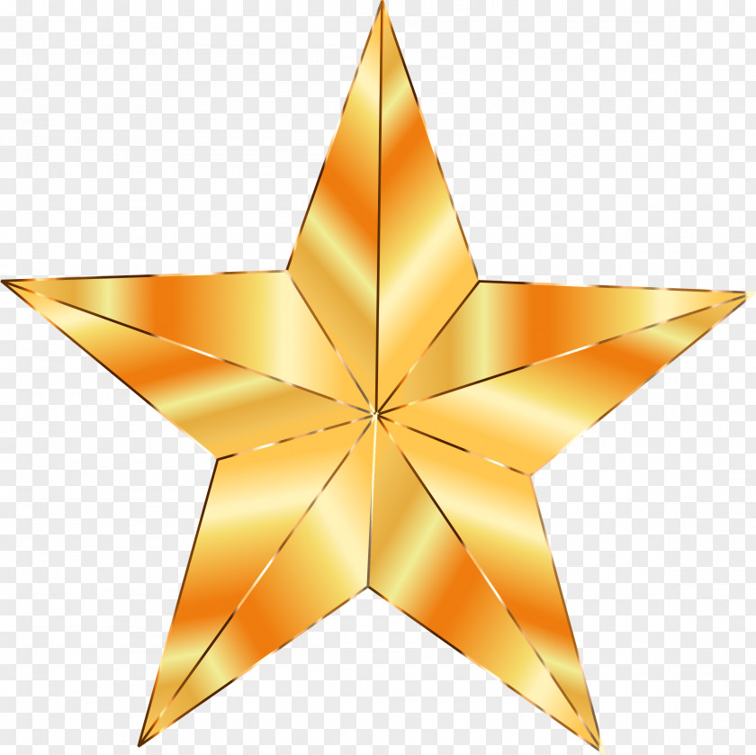 Star Gold Clip Art PNG