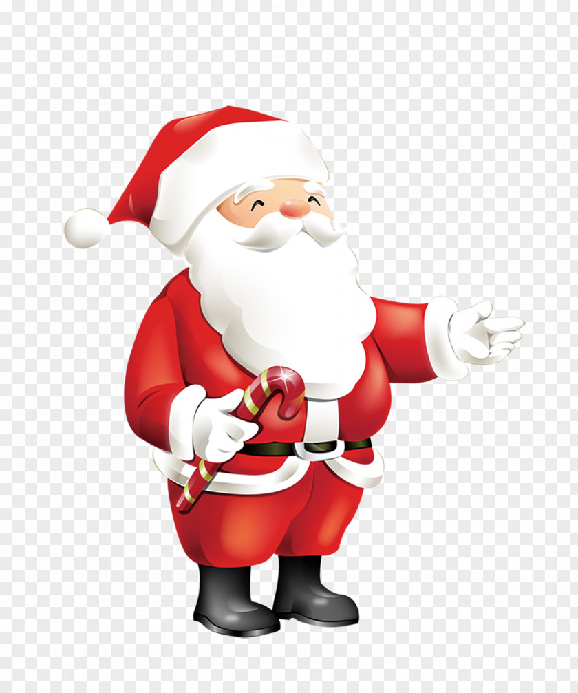 Creative Christmas Santa Claus Stocking PNG