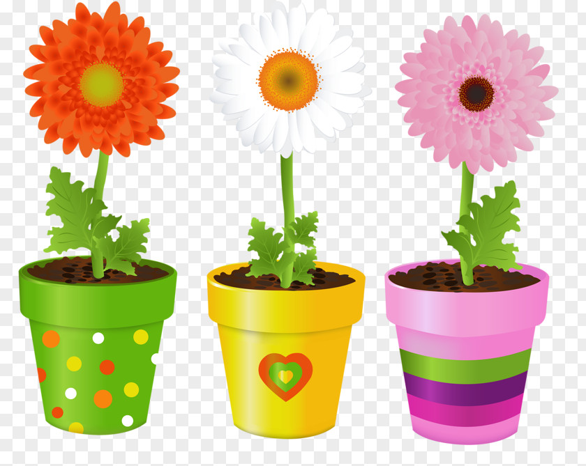 Flowerpot Vase Clip Art PNG