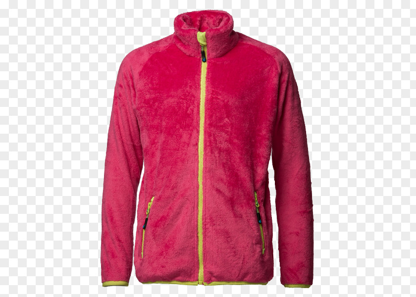 Jacket Cardigan Hoodie Polar Fleece Pink PNG