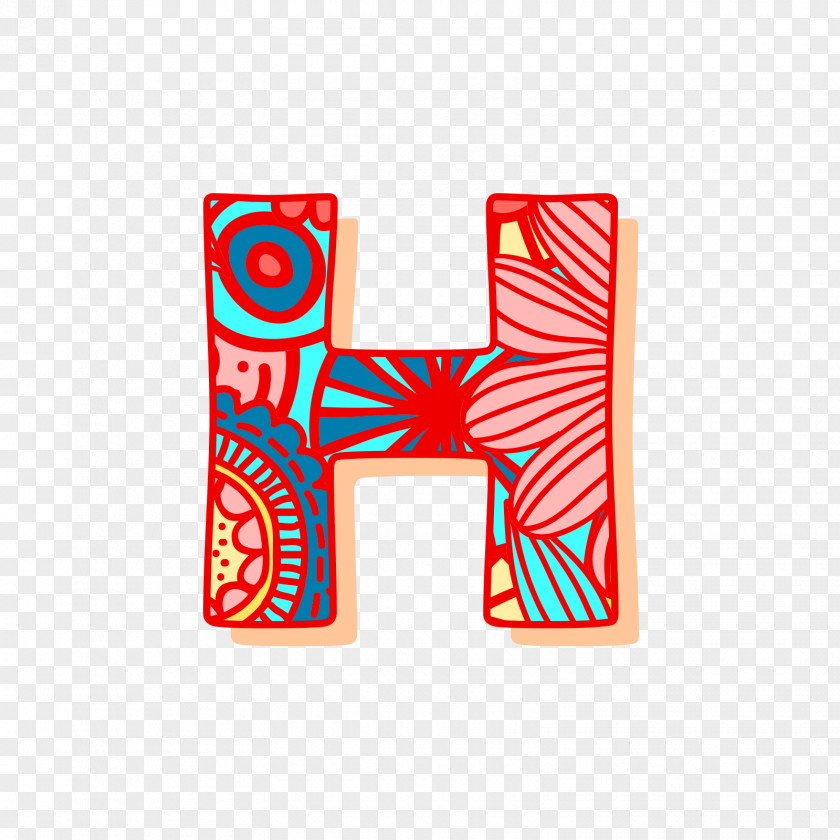 Pattern Letter H PNG