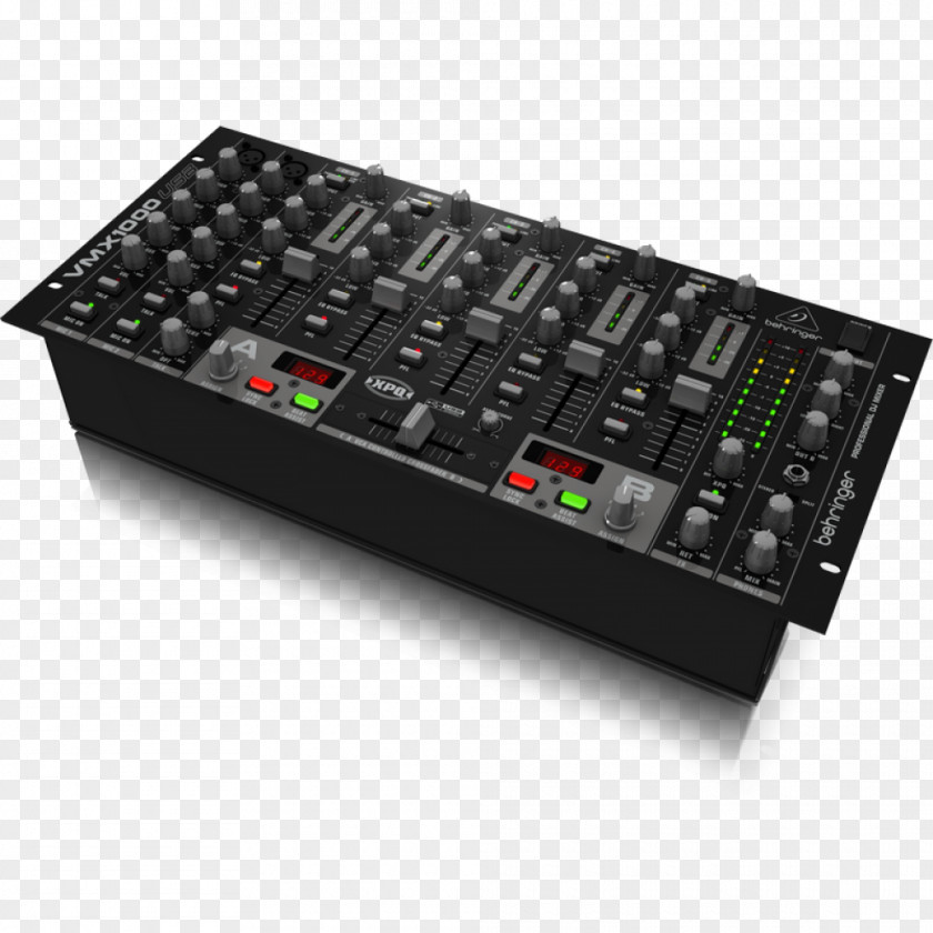 Analogue Mixer7-channel DJ Mixer BEHRINGER VMX1000USB Disc JockeyUsb Recorder Audio Mixers Behringer PRO MIXER PNG