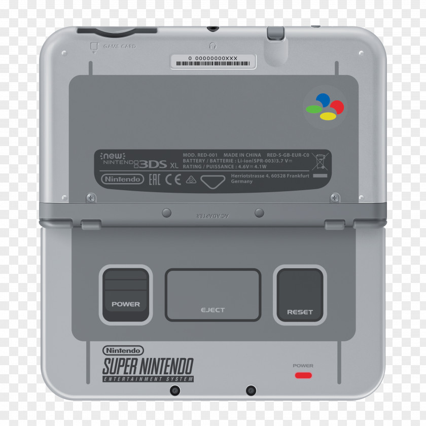 Nintendo Super Entertainment System New 3DS XL PNG