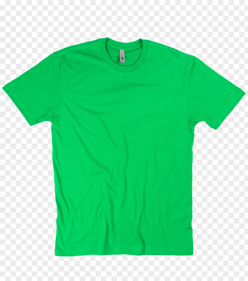 Printed T-shirt Gildan Activewear Neckline Green Sleeve PNG