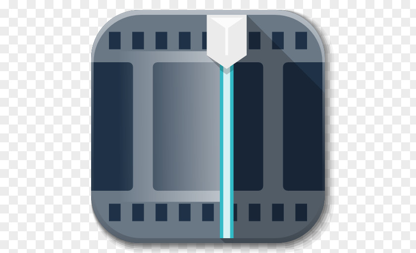 Apps Player Video Editor Blue Brand Font PNG
