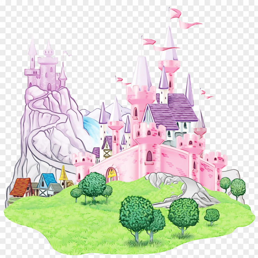 Castle Plant Tree Clip Art Landscape PNG