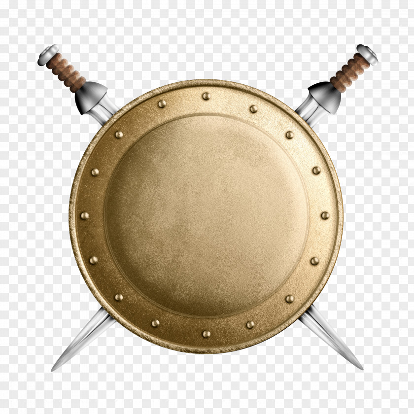 Defense Weapons Round Shield Stock Photography Illustration Sword PNG