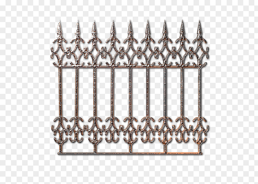 Iron Fence Wrought Metal PNG