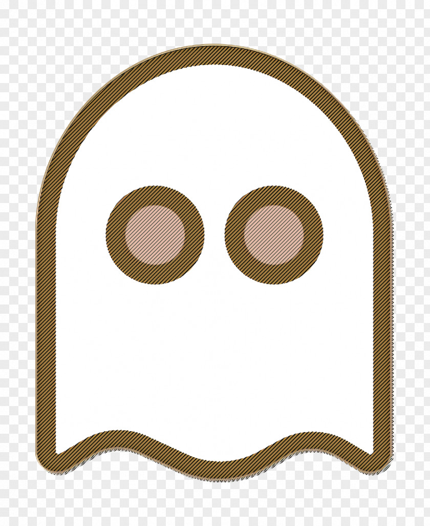 Smile Head Halloween Ghost Cartoon PNG