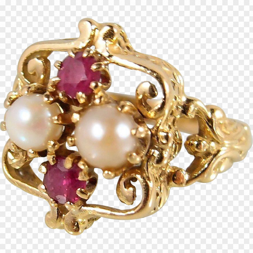 Solid Ring Jewellery Earring Pearl Gemstone Ruby PNG