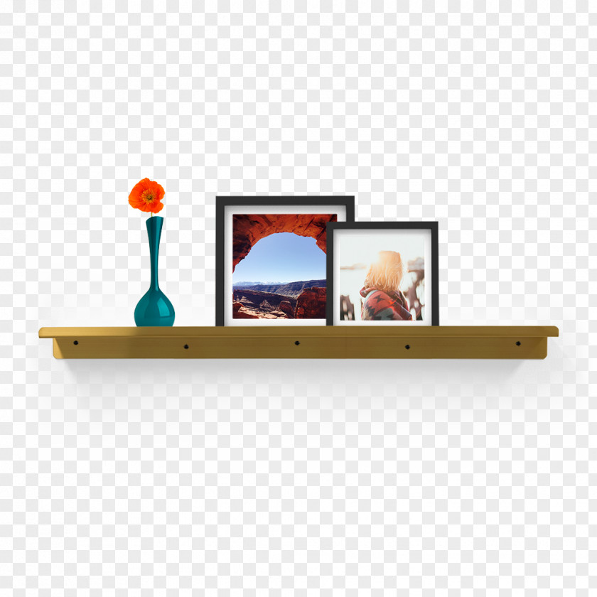 Store Shelf Table Floating Furniture Wall PNG