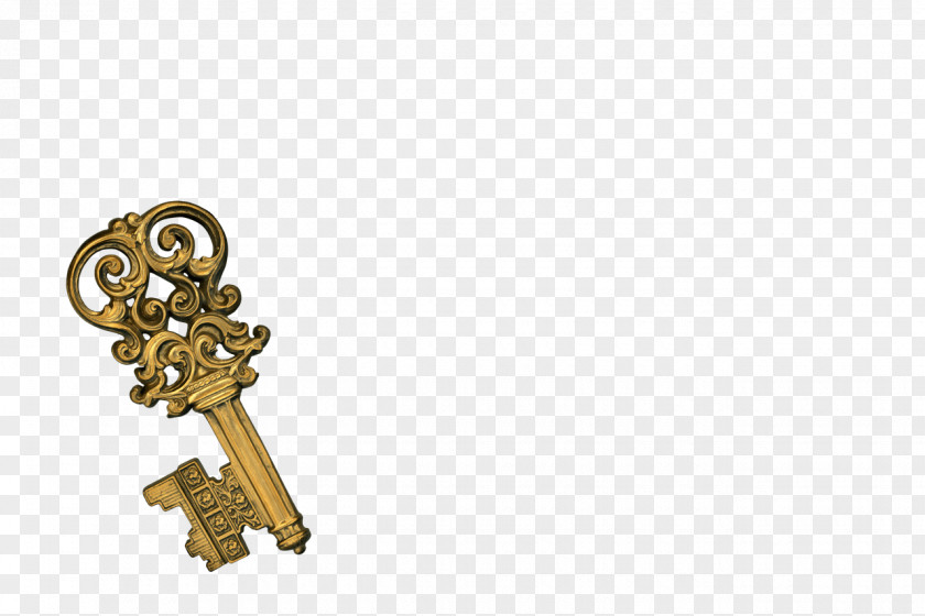 (2) Skeleton Key Antique Clip Art PNG