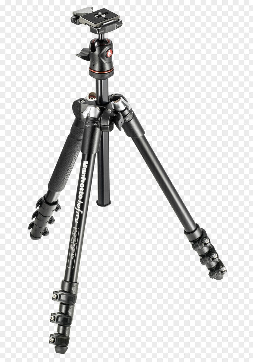 Camera Manfrotto BeFree Travel Tripod MKBFRA4RD-BH Aluminium With Ball Head PNG