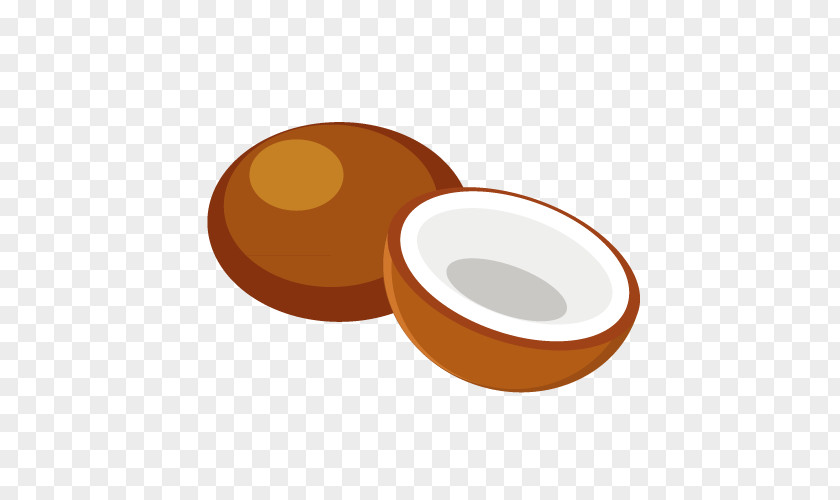 Vector Material Cartoon Fruit Coconut Euclidean PNG