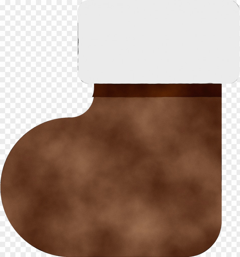 Beige Christmas Stocking PNG