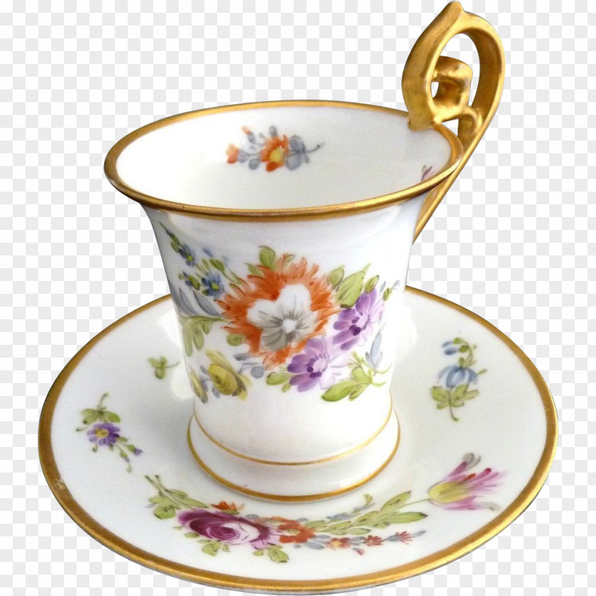 Coffee Cup Porcelain Saucer PNG
