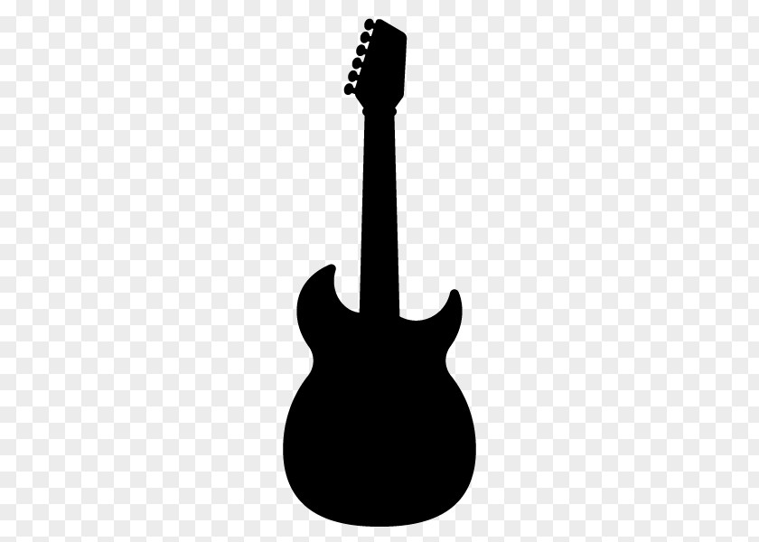 Electric Guitar Fender Bullet Bass Silhouette PNG