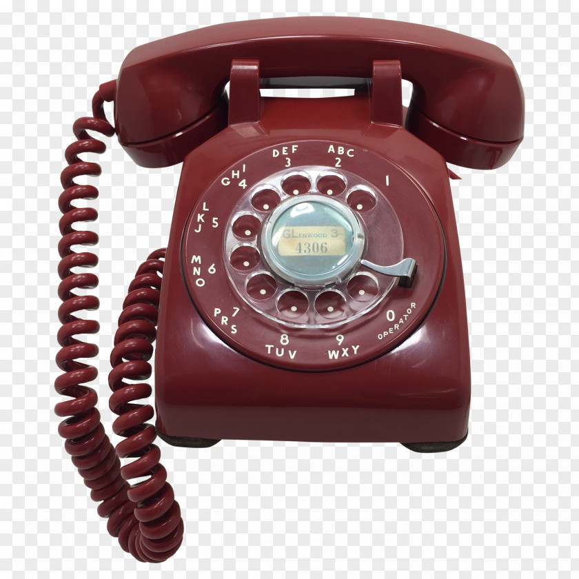 Rotary Dial Phone Push-button Telephone Telecommunications Home & Business Phones PNG