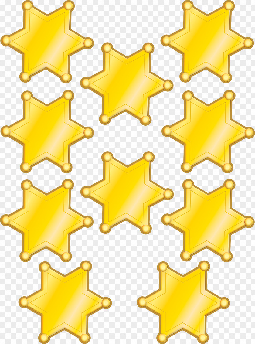 Sheriff Badge Bulletin Board Star Classroom PNG