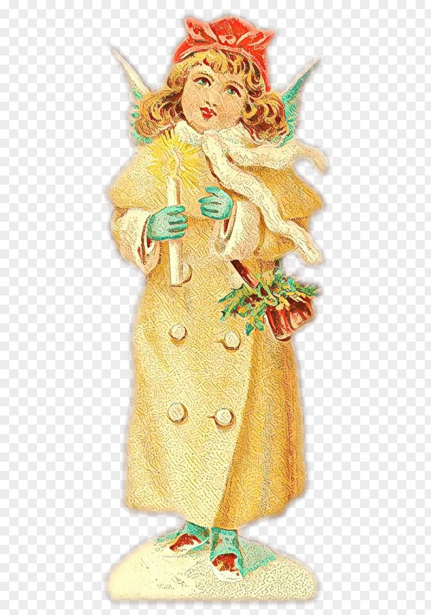 Angel Holiday Ornament Costume Design PNG