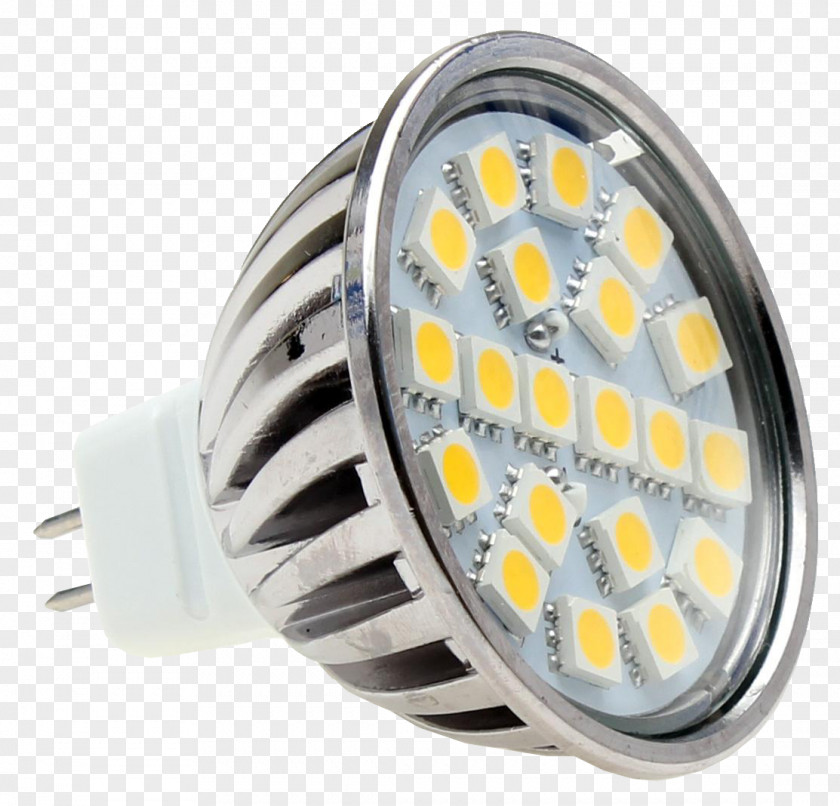 LED Incandescent Light Bulb Multifaceted Reflector Lamp PNG