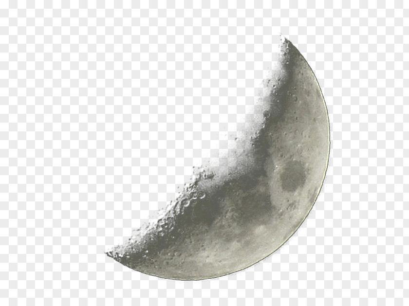 Moon Crescent PNG Crescent, gray half moon art clipart PNG