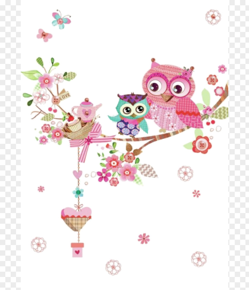 Mrs. Little Owl Drawing PNG
