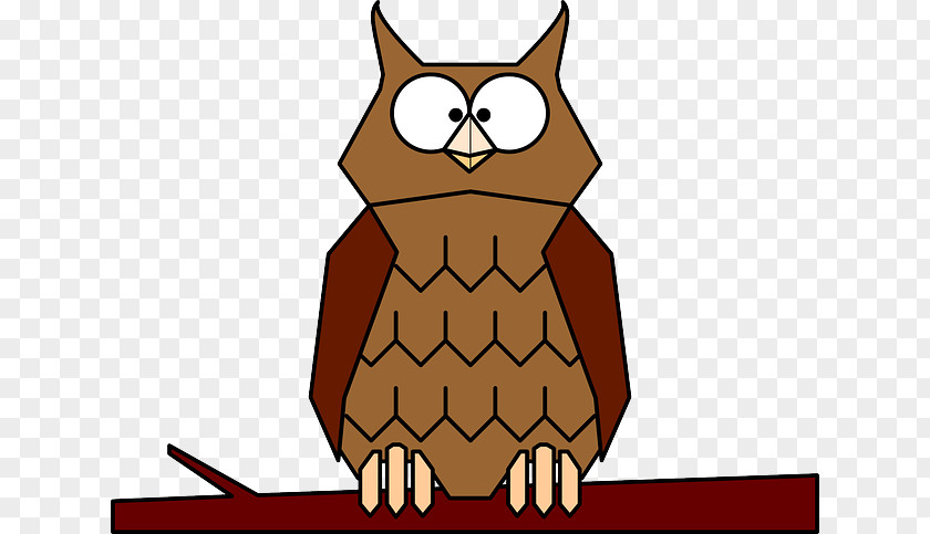 Trident Fork Great Horned Owl Clip Art Bird Openclipart PNG