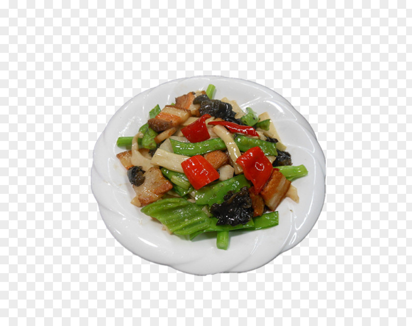 Chunsun Cloud Ears Fried Bacon Image Spinach Salad Chicken American Chinese Cuisine PNG