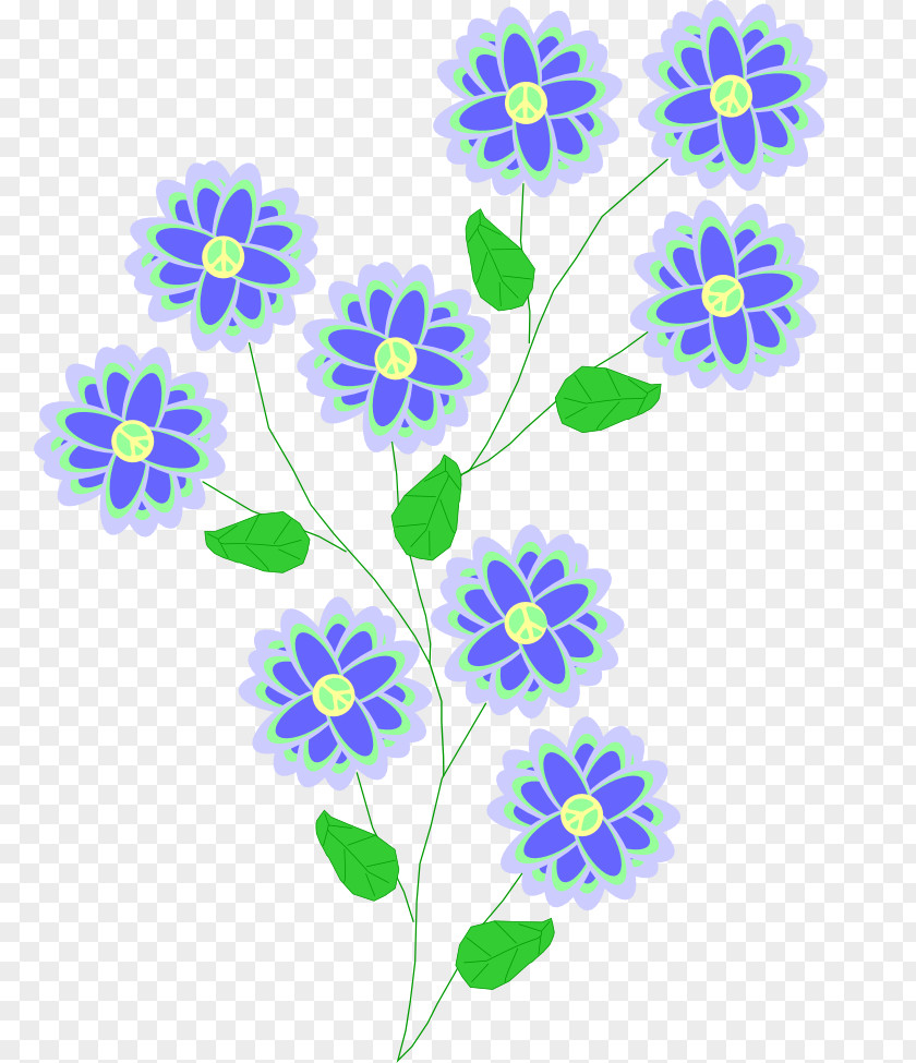 Flowers Vector Flower Blue Clip Art PNG