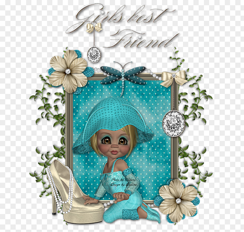 Frind Turquoise Picture Frames PNG