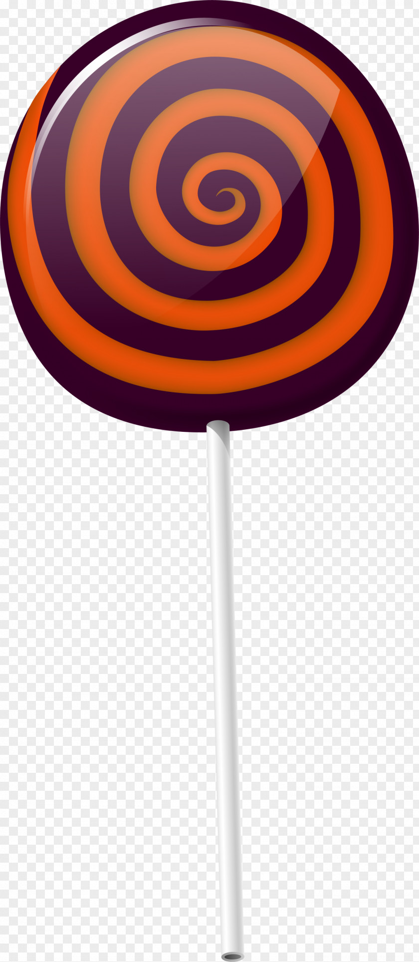 Orange Swirl Candy Juice Lollipop Caramel PNG