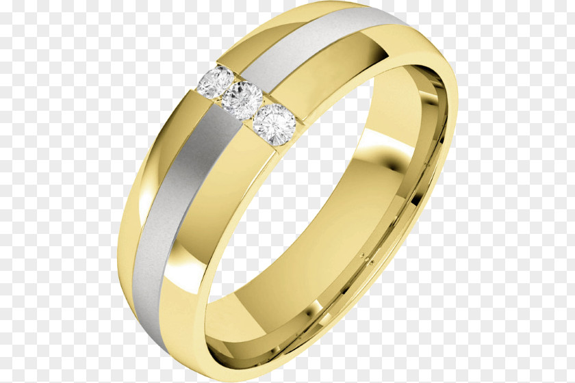Ring Wedding Diamond Gold Princess Cut PNG