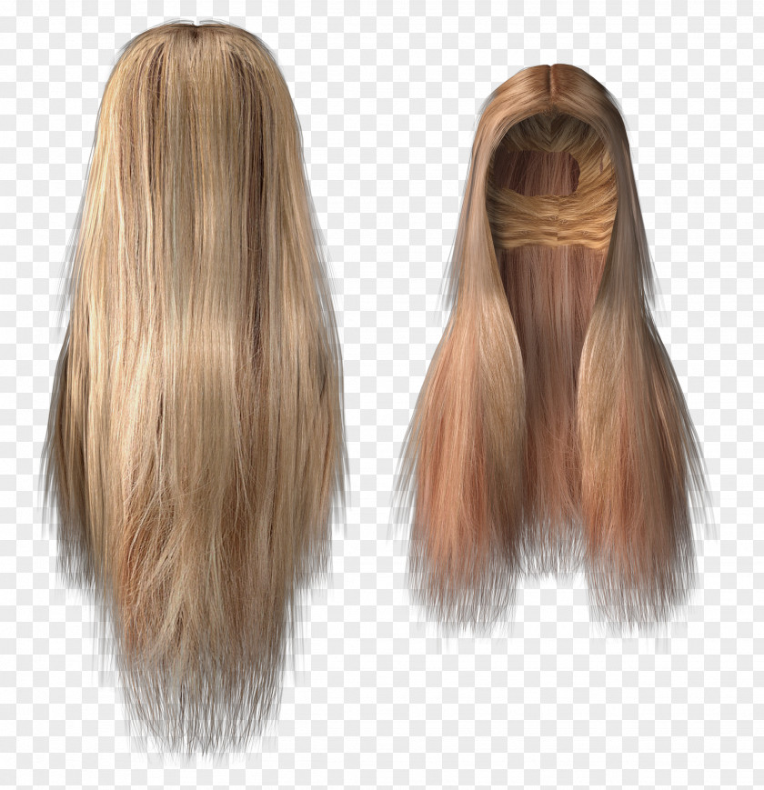 Women Hair Long Wig Clip Art PNG