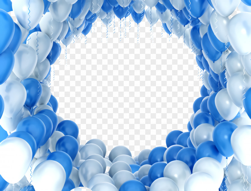 Balloon Azure Blue Circle PNG