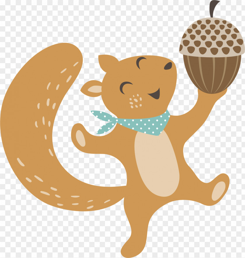 Brown Squirrel Vector Woodland And Forest Animals Thanksgiving PNG