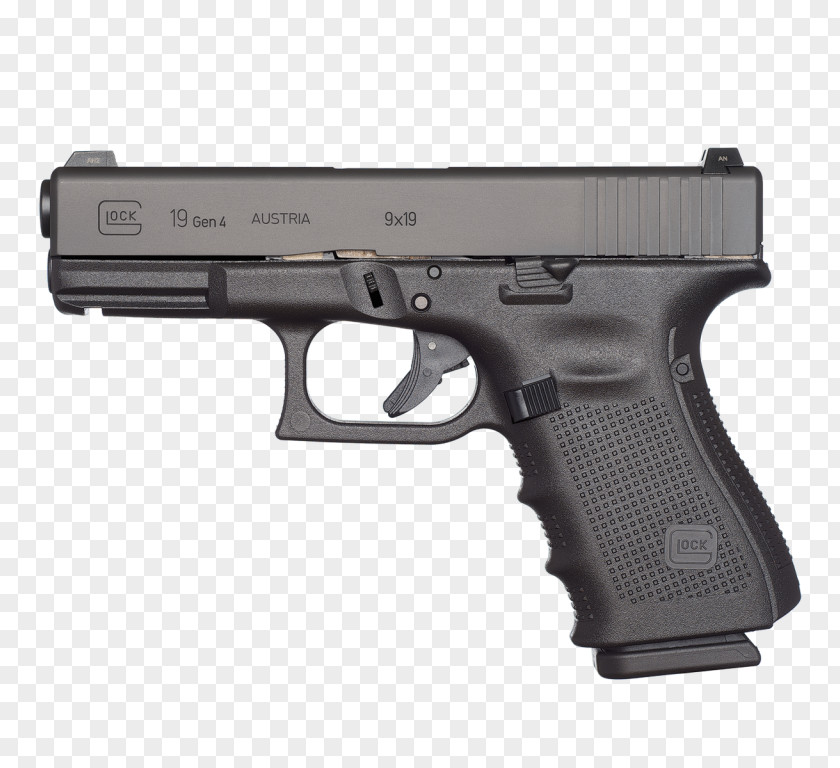 Handgun Glock Ges.m.b.H. GLOCK 19 Semi-automatic Pistol 34 PNG