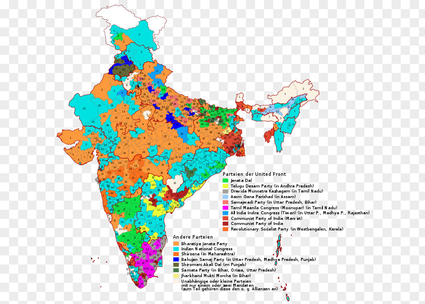 India Indian General Election, 1996 1962 2014 Political Party PNG