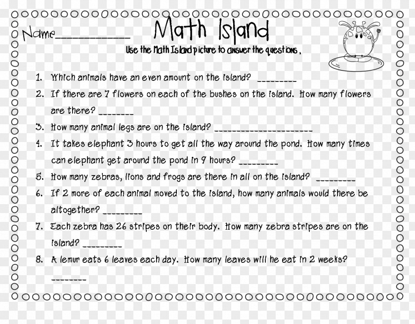 Math Question Document Line PNG