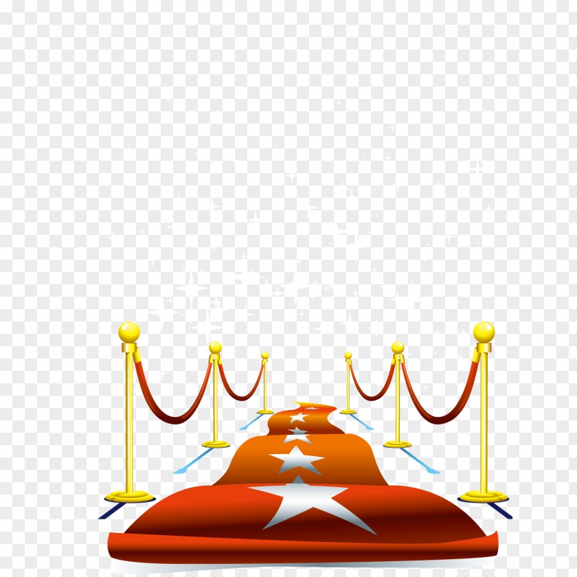 Red Carpet Walk Of Fame Vector Material PNG