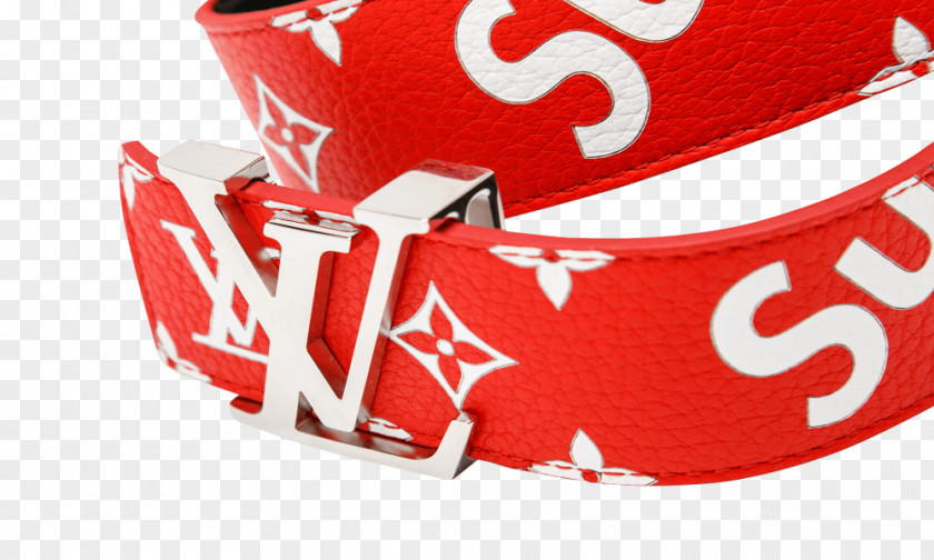 Belt LOUIS VUITTON X SUPREME POP-UP STORE Clothing PNG