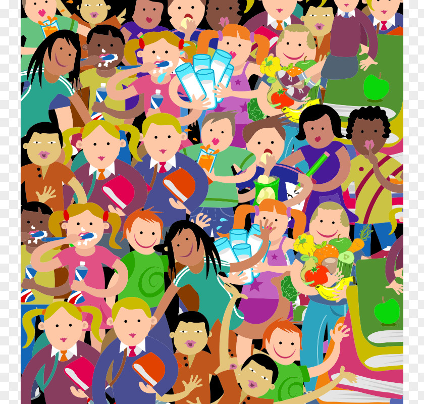 Crowd Cliparts Child Divorce Clip Art PNG