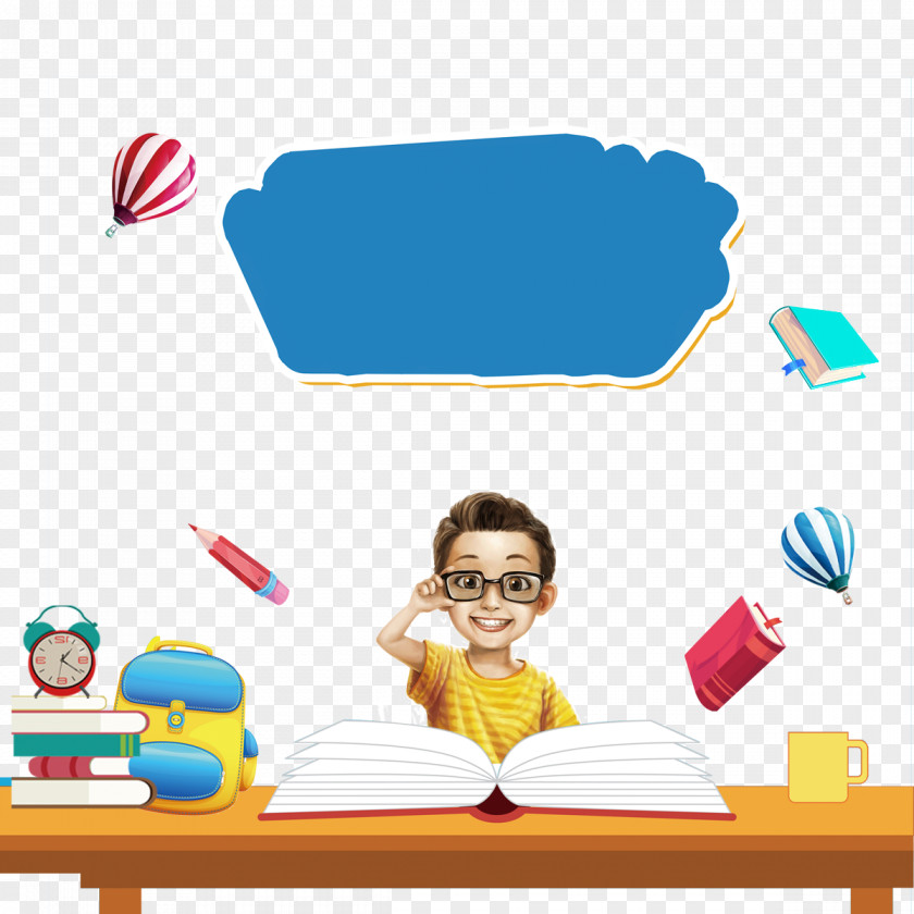 Happy To Learn The Little Boy Download Computer File PNG