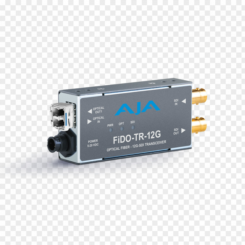 Serial Digital Interface Single-mode Optical Fiber Media Converter SMPTE 292M PNG