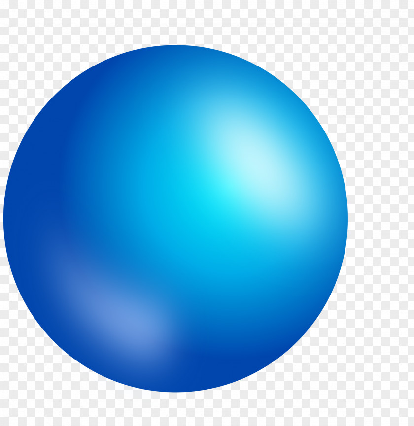 Blue Sphere Clip Art PNG