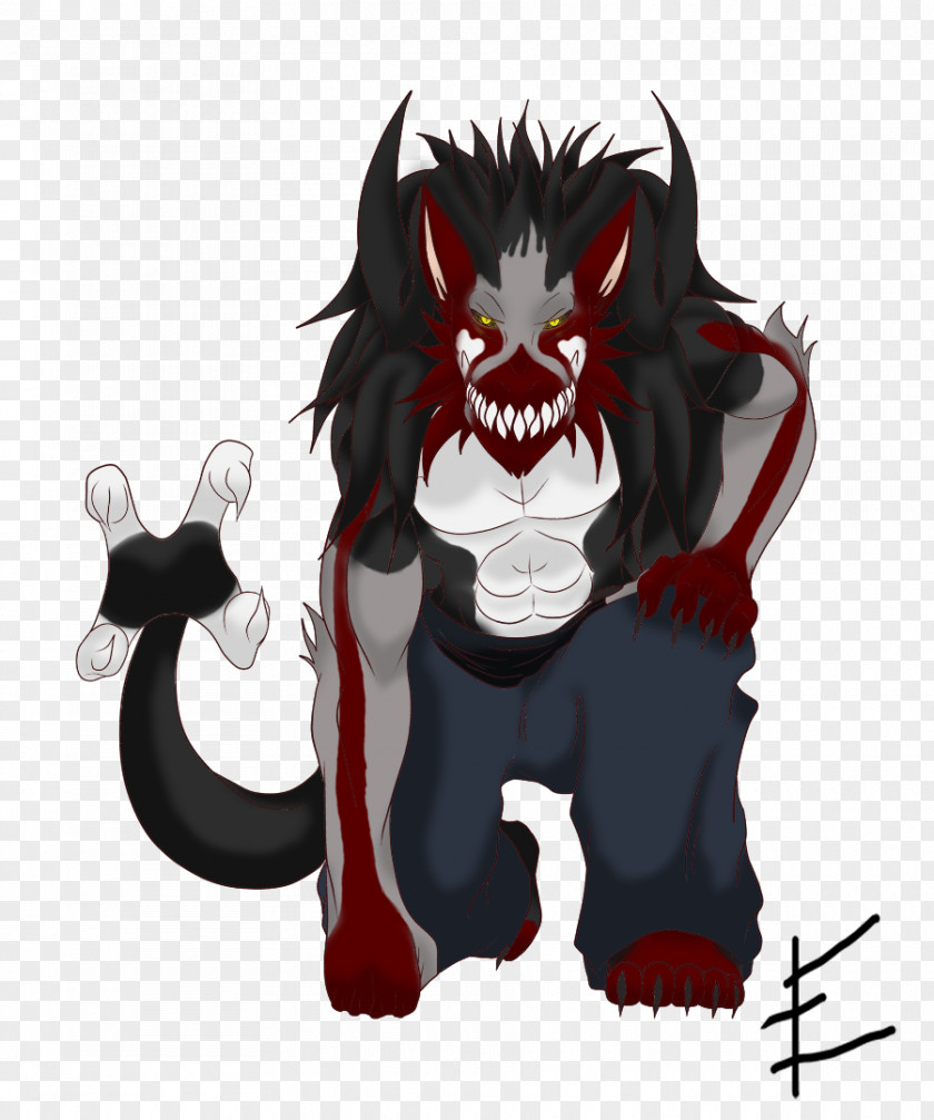 Cat Demon Illustration Cartoon Mammal PNG
