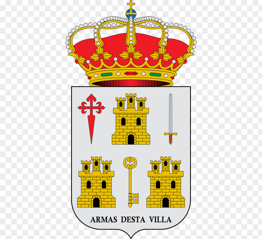 La Insignia De Oro Majadas Tiétar Santiago Alcántara Valencia Escutcheon Roll Of Arms PNG