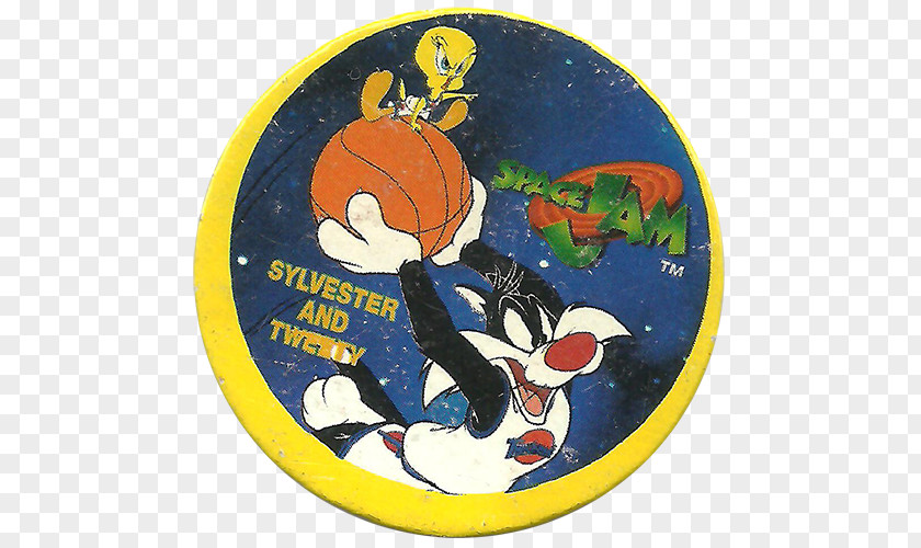 Sylvester And Tweety Space Jam Art Recreation Wall PNG