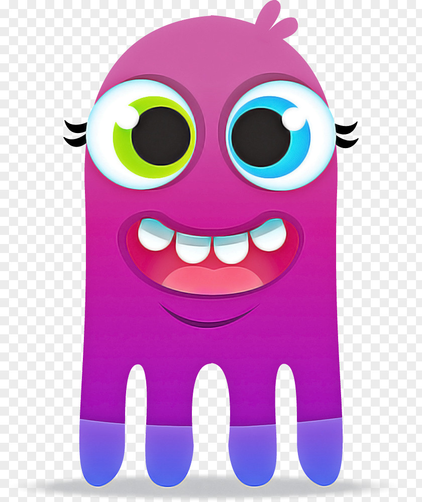 Finger Magenta Cartoon Violet Purple Pink Smile PNG