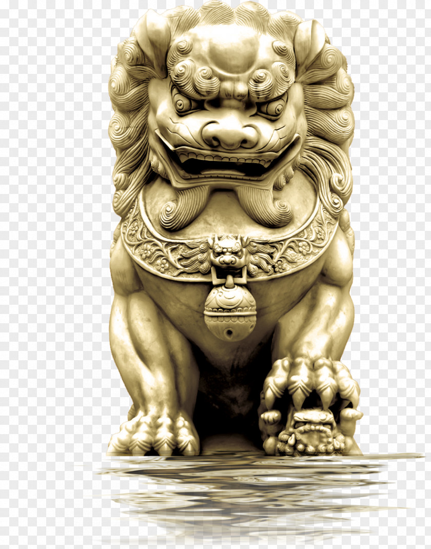 Lion China Chinese Guardian Lions Budaya Tionghoa Statue PNG